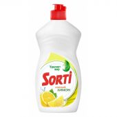 Средство для мытья посуды SORTI Лимон 450г Средство для мытья посуды SORTI Лимон 450г