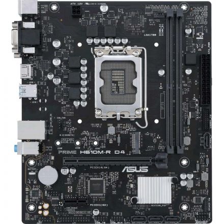 Материнская плата ASUS PRIME H610M-R D4-SI s1700 2xDDR4 mATX Материнская плата ASUS PRIME H610M-R D4-SI s1700 2xDDR4 mATX