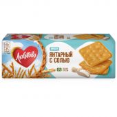 Крекер Любятово Янтарный с солью, 204г