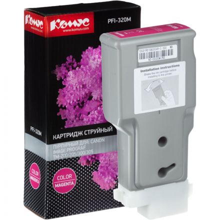 Картридж струйный Комус PFI-320M (2892C001) пур. для TM-200/205/300/305 Картридж струйный Комус PFI-320M (2892C001) пур. для TM-200/205/300/305