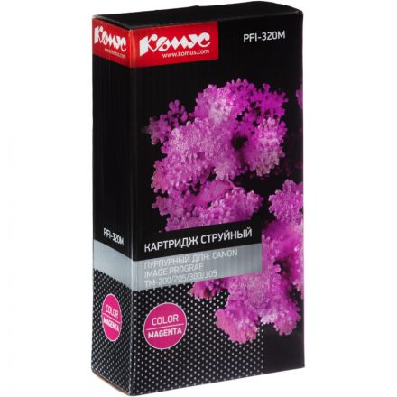 Картридж струйный Комус PFI-320M (2892C001) пур. для TM-200/205/300/305 Картридж струйный Комус PFI-320M (2892C001) пур. для TM-200/205/300/305