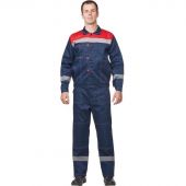Костюм рабочий летний муж. Л20-КБР син/красн (р.64-66) 194-200 (Арсенал-СП)