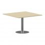 Конференц стол ПРГ-6 Клен*/Алюминий 1200х1200х750 IMAGO