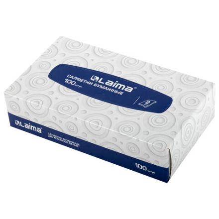 Салфетки косметические 100 штук в картонном боксе, 2-слойные, LAIMA/ЛАЙМА, 19,5х20 см, 126909 Салфетки косметические 100 штук в картонном боксе, 2-слойные, LAIMA/ЛАЙМА, 19,5х20 см, 126909