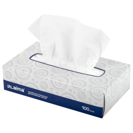 Салфетки косметические 100 штук в картонном боксе, 2-слойные, LAIMA/ЛАЙМА, 19,5х20 см, 126909 Салфетки косметические 100 штук в картонном боксе, 2-слойные, LAIMA/ЛАЙМА, 19,5х20 см, 126909