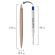 Ручка шариковая PARKER "Jotter XL Monochrome Pink Gold PGT", корпус "розовое золото", сталь, синяя, 2122755