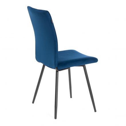 Стул обеденный Monte Carlo TREND, велюр, Blue (синий)