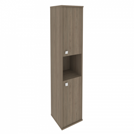 Style Шкаф высокий узкий правый Л.СУ-1.5 (R) Вяз 412*410*1980