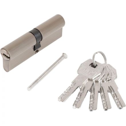 Замок врезной УЗК_Мех.цилин Стандарт MAX 90 45х45 SN5кл перф.кл/кл.мат.ник