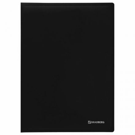 Папка 80 вкладышей BRAUBERG "Office", черная, 0,8 мм, 271331 Папка 80 вкладышей BRAUBERG "Office", черная, 0,8 мм, 271331