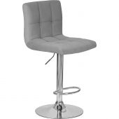 Стул барный LO_DOBRIN CANDY LM-5006_CH-M_V-MJ9-75 серый велюр