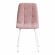 Стул CHILLY MAX / 1 шт. в упаковке Велюр/металл , 45 х 54 х 90 см , пыльно-розовый/белый