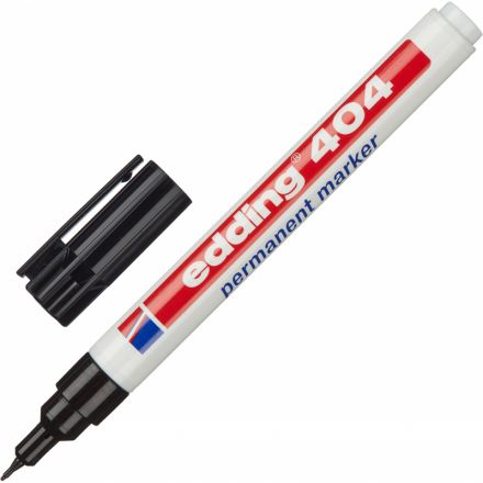 Маркер перманентный Edding E-404/1 черный (толщина линии 0.5-1мм) Маркер перманентный Edding E-404/1 черный (толщина линии 0.5-1мм)