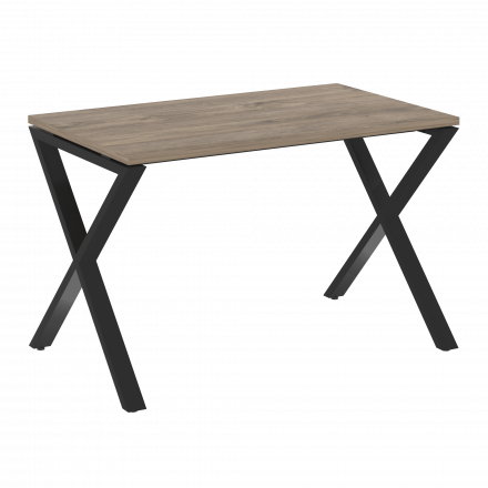 Loft Стол рабочий VR.L-SRX-2.7 Тиквуд тёмный/Чёрный металл 1180*720*750 Loft Стол рабочий VR.L-SRX-2.7 Тиквуд тёмный/Чёрный металл 1180*720*750