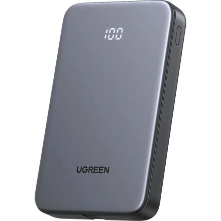 Внешний аккумулятор UGREEN PB507(75131B)10000mAh,с двумя вых,20W,сер космос Внешний аккумулятор UGREEN PB507(75131B)10000mAh,с двумя вых,20W,сер космос