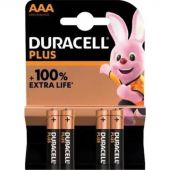 Батарейка DURACELL PLUS AAA BL4 (4шт/уп) Батарейка DURACELL PLUS AAA BL4 (4шт/уп)