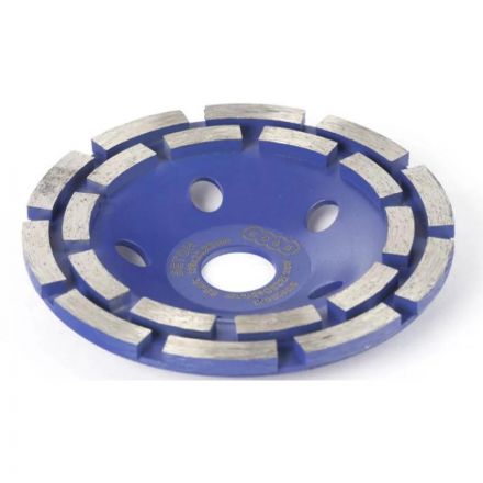 Чашка шлифовальная алмаз. 125х22,2 двухрядная EDGE by PATRIOT (811010021) Чашка шлифовальная алмаз. 125х22,2 двухрядная EDGE by PATRIOT (811010021)