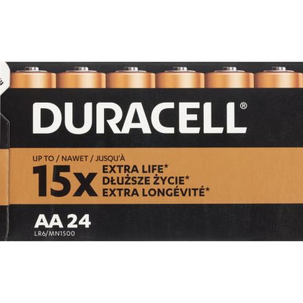 Батарейка DURACELL Basic MN1500 LR6 AA BL24 24шт/уп