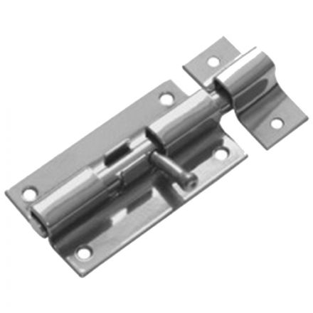 Шпингалет _УЗК_Домарт ШП-60 накладной, ригель 7мм. сталь, хром