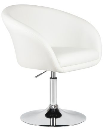 Кресло дизайнерское DOBRIN EDISON, белый Кресло дизайнерское DOBRIN EDISON, белый