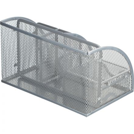 Подставка-органайзер д/канц.прин.7секц. Attache125x140x220мм мет.сет.сереб