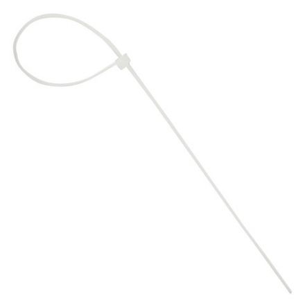 Хомуты (стяжки) нейлоновые, 3,6 мм х 200 мм, комплект 100 шт., белые, европодвес, 57-0200 Хомуты (стяжки) нейлоновые, 3,6 мм х 200 мм, комплект 100 шт., белые, европодвес, 57-0200