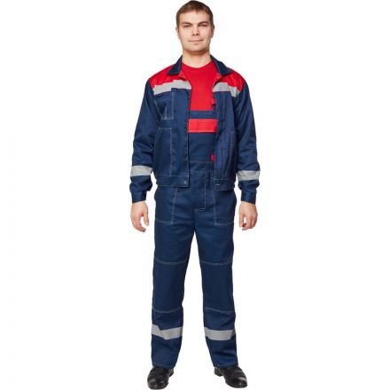 Костюм рабочий летний муж. л20-КПК син/красн (р.56-58) 182-188 (Арсенал-СП) Костюм рабочий летний муж. л20-КПК син/красн (р.56-58) 182-188 (Арсенал-СП)