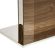 Стол RADCLIFFE ( Mod. EDT-VG002)	, мдф high glossy, закаленное стекло, 120/150x80x75, коричневый, стекло "burning stone"
