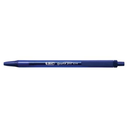 Ручки шариковые автоматические BIC "Round Stic Clic", НАБОР 3 шт., СИНИЕ, линия письма 0,32 мм, блистер, 926374