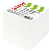 Блок для записей STAFF проклеенный, куб 9х9х9 см, белый, белизна 90-92%, 129204 Блок для записей STAFF проклеенный, куб 9х9х9 см, белый, белизна 90-92%, 129204