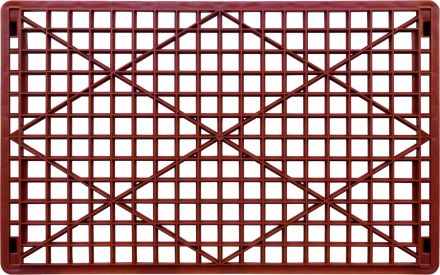 Ящик хлебный 740х460х102 красный