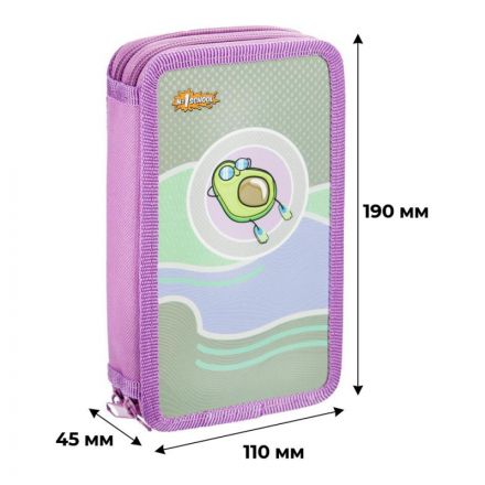 Пенал Avocado cruise 2 отд.,ламинат,выборочн. лак,190x110мм,ПКК 11-19 Пенал Avocado cruise 2 отд.,ламинат,выборочн. лак,190x110мм,ПКК 11-19