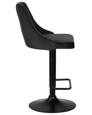 Стул барный DOBRIN JOSEPH BLACK, черный велюр (MJ9-101) Стул барный DOBRIN JOSEPH BLACK, черный велюр (MJ9-101)