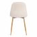 Стул BREEZE (mod. 4724) Велюр/металл , 44 х 53 х 87 см, Light beige (светло-бежевый) HLR1 / натуральный