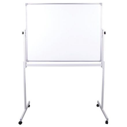 Доска магнитно-маркерная НА СТЕНДЕ 90х120 см, 2-сторонняя, STAFF ECO, 238143