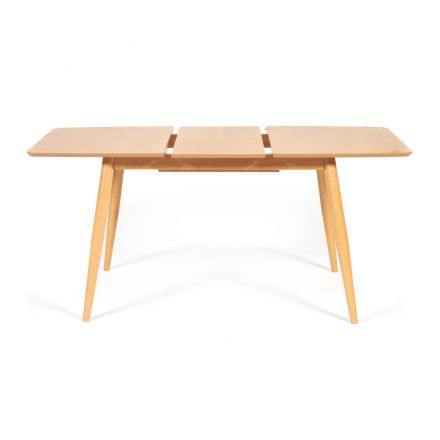 Стол раскладной Pavillion (Павильон) основание бук, столешница мдф, 80x120+40x75см, Натуральный Стол раскладной Pavillion (Павильон) основание бук, столешница мдф, 80x120+40x75см, Натуральный