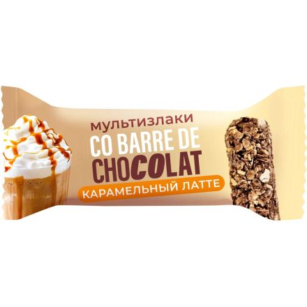 Конфеты мультизлаковые Co barre de Chocolat Карамельный Латте глазир, 900г