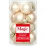 Игрушка новогодняя из стекла, набор из 20 штук 3x3x3см 95409