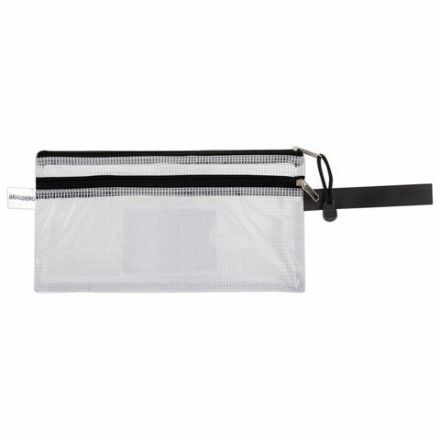 Папка-конверт на молнии МАЛОГО ФОРМАТА (255х130 мм), 2 отдел, ПВХ, прозрачная, 0,3 мм, BRAUBERG "Solid", 223891 Папка-конверт на молнии МАЛОГО ФОРМАТА (255х130 мм), 2 отдел, ПВХ, прозрачная, 0,3 мм, BRAUBERG "Solid", 223891