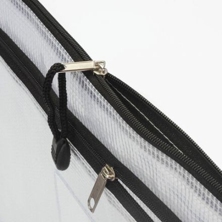 Папка-конверт на молнии МАЛОГО ФОРМАТА (255х130 мм), 2 отдел, ПВХ, прозрачная, 0,3 мм, BRAUBERG "Solid", 223891 Папка-конверт на молнии МАЛОГО ФОРМАТА (255х130 мм), 2 отдел, ПВХ, прозрачная, 0,3 мм, BRAUBERG "Solid", 223891