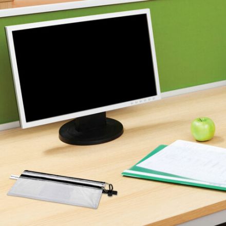 Папка-конверт на молнии МАЛОГО ФОРМАТА (255х130 мм), 2 отдел, ПВХ, прозрачная, 0,3 мм, BRAUBERG "Solid", 223891 Папка-конверт на молнии МАЛОГО ФОРМАТА (255х130 мм), 2 отдел, ПВХ, прозрачная, 0,3 мм, BRAUBERG "Solid", 223891