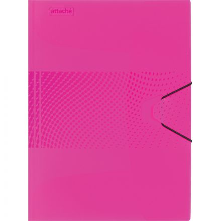 Папка на резинках Attache Digital,розовый