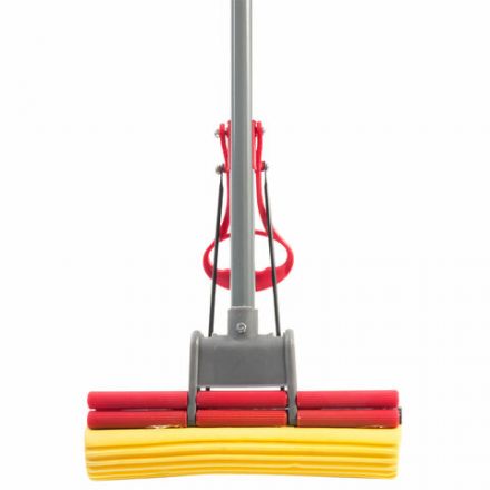 Насадка МОП для швабры самоотжимной роликовой, PVA 27 см, желтая, LAIMA, 603599 Насадка МОП для швабры самоотжимной роликовой, PVA 27 см, желтая, LAIMA, 603599