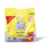 Стиральный порошок для всех типов стирки 2,4 кг, УШАСТЫЙ НЯНЬ, 10137, 01013 Стиральный порошок для всех типов стирки 2,4 кг, УШАСТЫЙ НЯНЬ, 10137, 01013