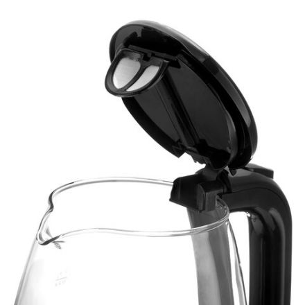 Чайник BRAYER BR1030, 1,7 л, 2200 Вт, закрытый нагревательный элемент, стекло, черный Чайник BRAYER BR1030, 1,7 л, 2200 Вт, закрытый нагревательный элемент, стекло, черный