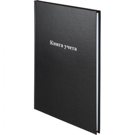 Книга учета Attache А4 96л в клетку блок офсет, бумвинил черный Книга учета Attache А4 96л в клетку блок офсет, бумвинил черный