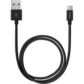 Кабель Deppa USB-microUSB, 1.2м, черный