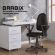 Кресло BRABIX "Prestige Ergo MG-311", регулируемая эргономичная спинка, кожзам, черное, 531877