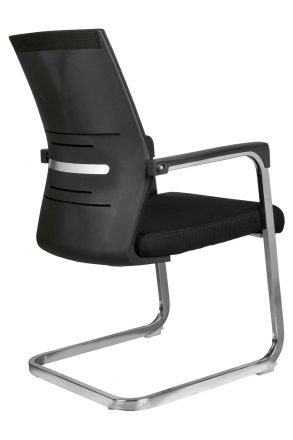 Кресло Like RCH D818 Чёрная сетка на полозьях Кресло Like RCH D818 Чёрная сетка на полозьях