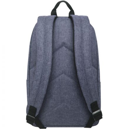 Рюкзак TORBER GRAFFI,сер.с карман,чер.,полиэст.,42х29x19см,T8965-GRE-BLK